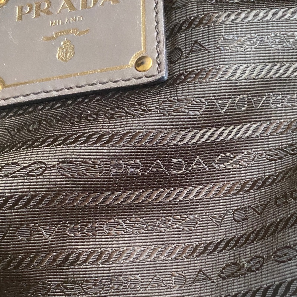 Prada Ruched Tessuto
Napa Leather Tan Vintage Satchel - Picture 10 of 16